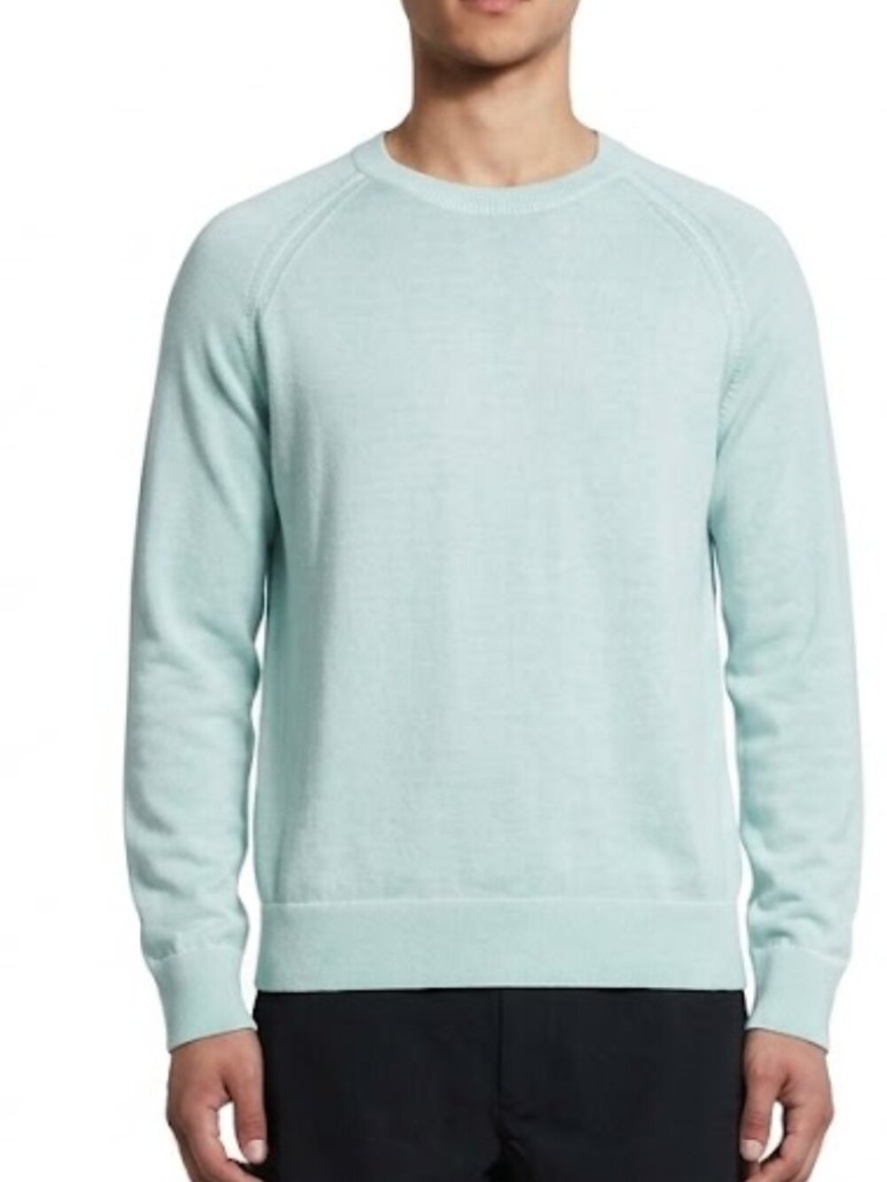 Theory Men's Jaipur Crewneck Sweater Eco Breach in Stratus Size S NWT $185